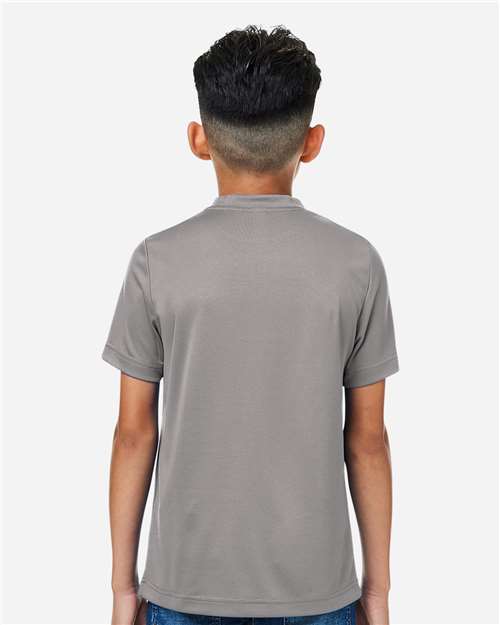 Youth Zone Performance Mesh T-Shirt - Sport Graphite