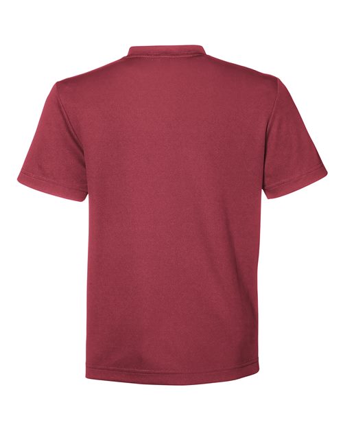 Youth Zone Performance Mesh T-Shirt - Sport Maroon