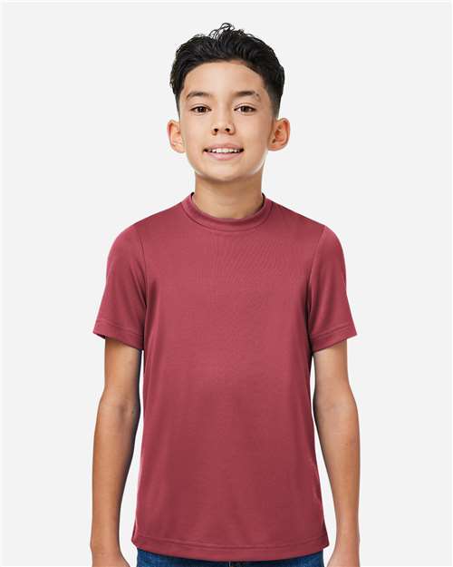 Youth Zone Performance Mesh T-Shirt - Sport Maroon