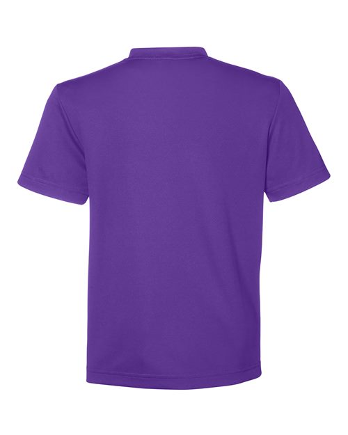 Youth Zone Performance Mesh T-Shirt - Sport Purple