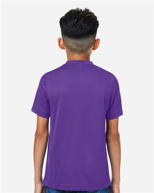 Youth Zone Performance Mesh T-Shirt - Sport Purple