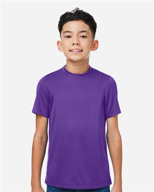 Youth Zone Performance Mesh T-Shirt - Sport Purple
