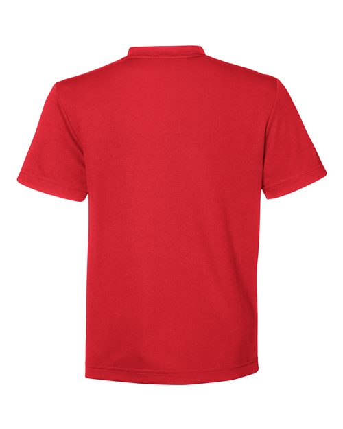 Youth Zone Performance Mesh T-Shirt - Sport Red