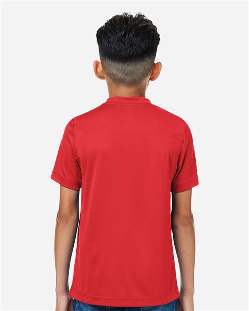 Youth Zone Performance Mesh T-Shirt - Sport Red