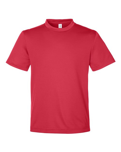 Youth Zone Performance Mesh T-Shirt - Sport Scarlet Red