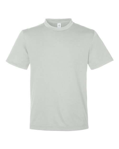 Youth Zone Performance Mesh T-Shirt - Sport Silver