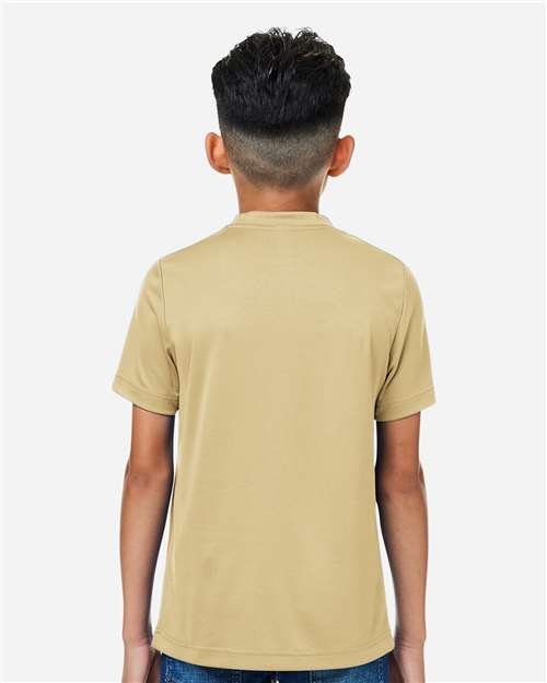 Youth Zone Performance Mesh T-Shirt - Sport Vegas Gold