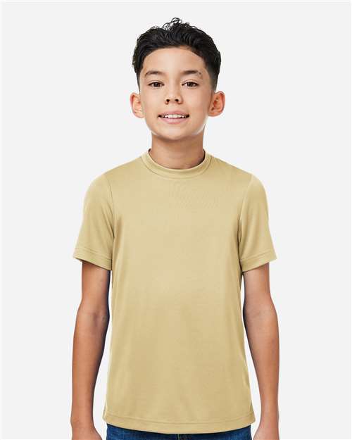 Youth Zone Performance Mesh T-Shirt - Sport Vegas Gold