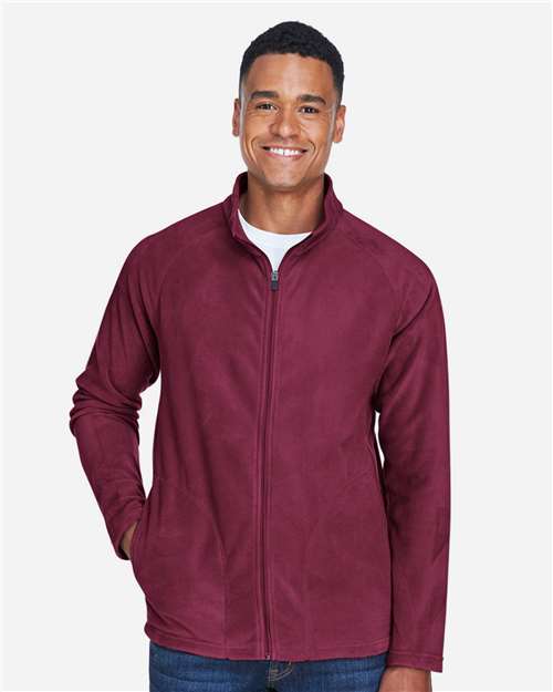 Men's Campus Microfleece Jacket - Sport Maroon