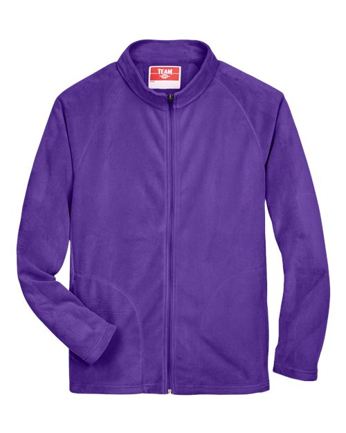 Men's Campus Microfleece Jacket - Sport Purple