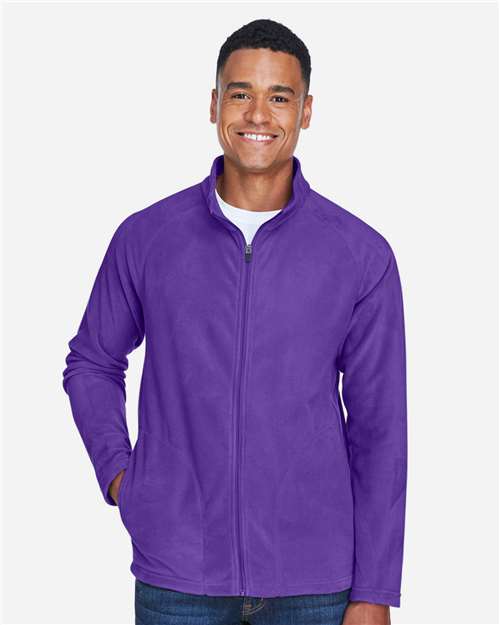 Men's Campus Microfleece Jacket - Sport Purple