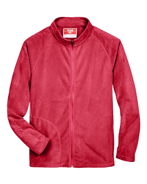 Men's Campus Microfleece Jacket - Sport Red