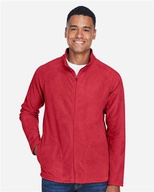 Men's Campus Microfleece Jacket - Sport Red