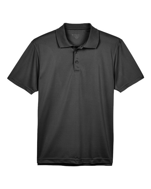 Men's Polyester Jersey Polo - Black