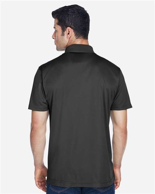 Men's Polyester Jersey Polo - Black