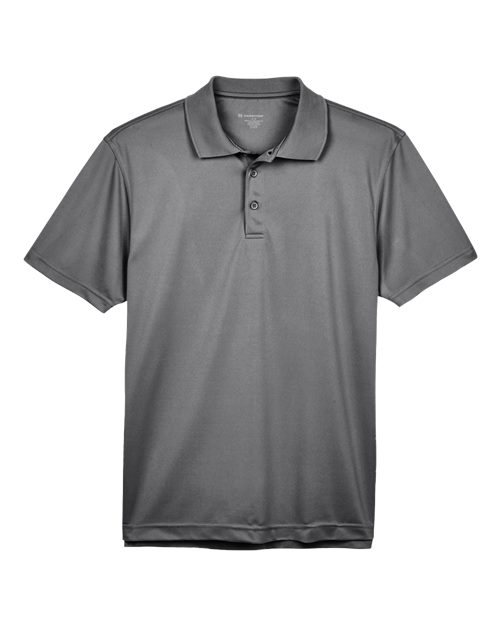 Men's Polyester Jersey Polo - Charcoal