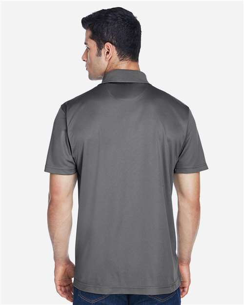 Men's Polyester Jersey Polo - Charcoal