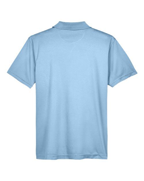 Men's Polyester Jersey Polo - Light Blue