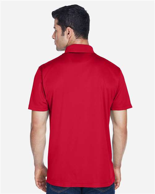 Men's Polyester Jersey Polo - Red