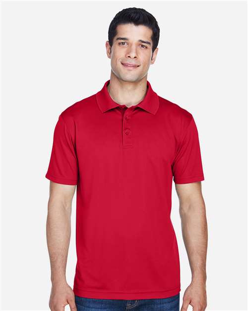 Men's Polyester Jersey Polo - Red