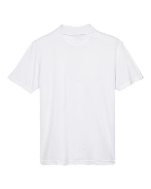 Men's Polyester Jersey Polo - White