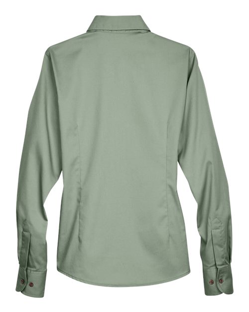 Women's Easy Blend™ Long Sleeve Twill Dress Shirt with Stain-Release - Dill