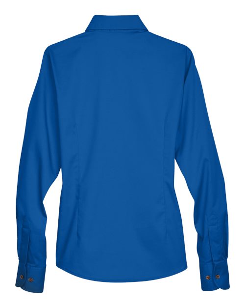 Women's Easy Blend™ Long Sleeve Twill Dress Shirt with Stain-Release - French Blue
