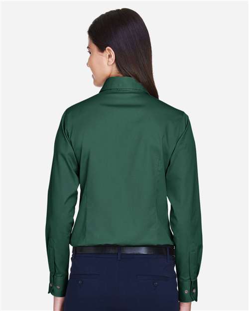 Women's Easy Blend™ Long Sleeve Twill Dress Shirt with Stain-Release - Hunter