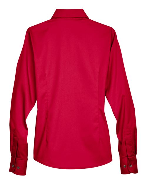 Women's Easy Blend™ Long Sleeve Twill Dress Shirt with Stain-Release - Red