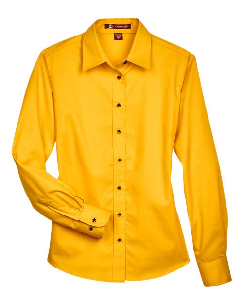 Women's Easy Blend™ Long Sleeve Twill Dress Shirt with Stain-Release - Sunray Yellow