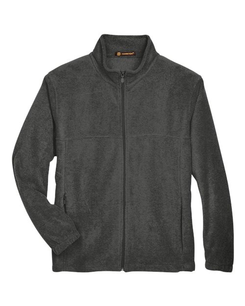 Men's Full-Zip Fleece - Charcoal