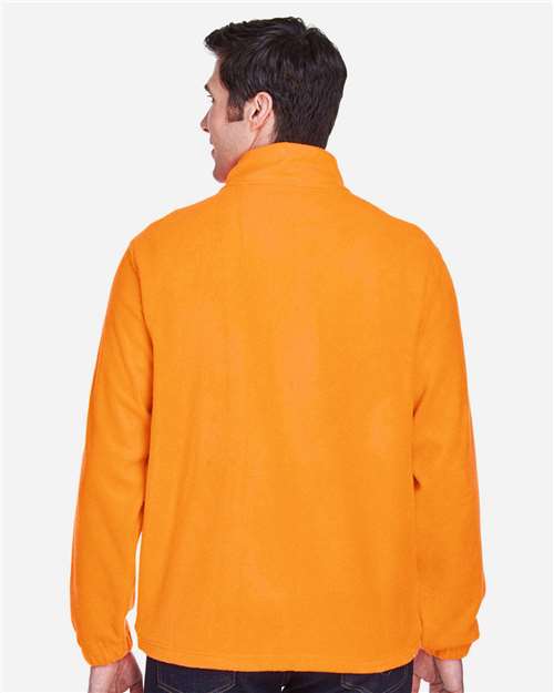Men's Full-Zip Fleece - Safety Orange