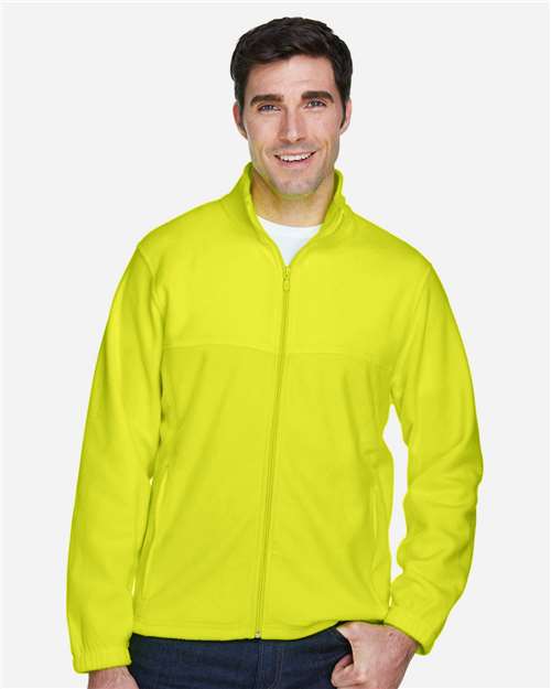 Men's Full-Zip Fleece - Safety Yellow