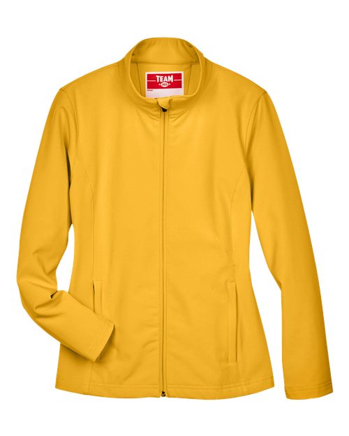 Women's Leader Soft Shell Jacket - Sport Athletic Gold