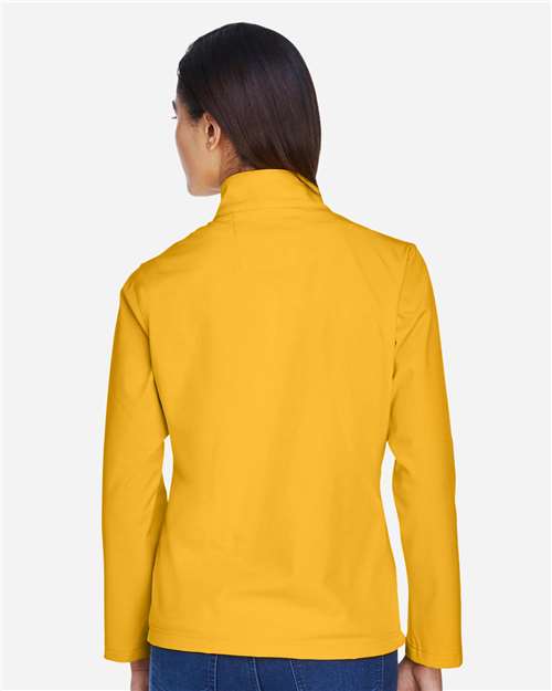Women's Leader Soft Shell Jacket - Sport Athletic Gold