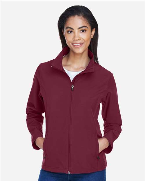Women's Leader Soft Shell Jacket - Sport Maroon