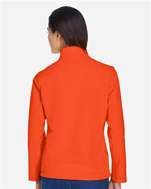 Women's Leader Soft Shell Jacket - Sport Orange