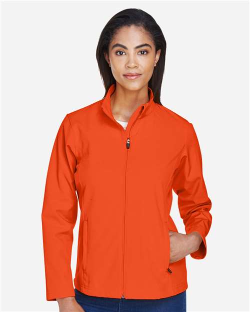 Women's Leader Soft Shell Jacket - Sport Orange