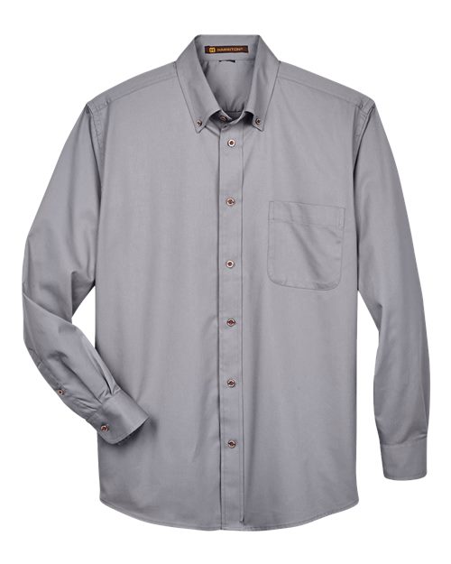 Men's Easy Blend™ Twill Shirt - Dark Grey