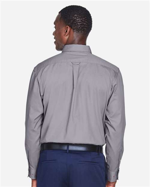 Men's Easy Blend™ Twill Shirt - Dark Grey