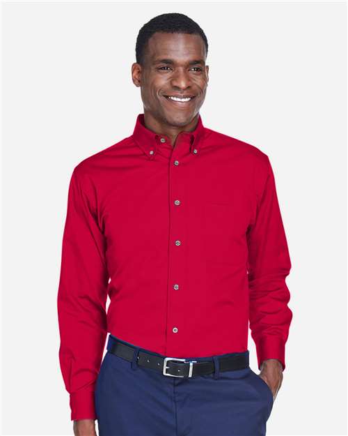 Men's Easy Blend™ Twill Shirt - Red
