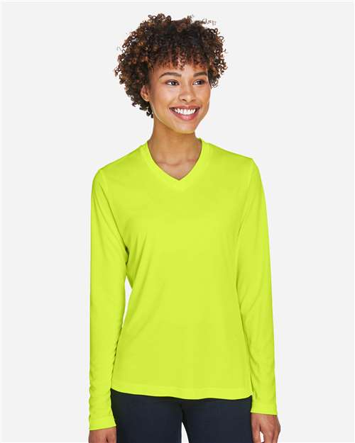 Women's Zone Performance Long Sleeve T-Shirt - Safety Yellow
