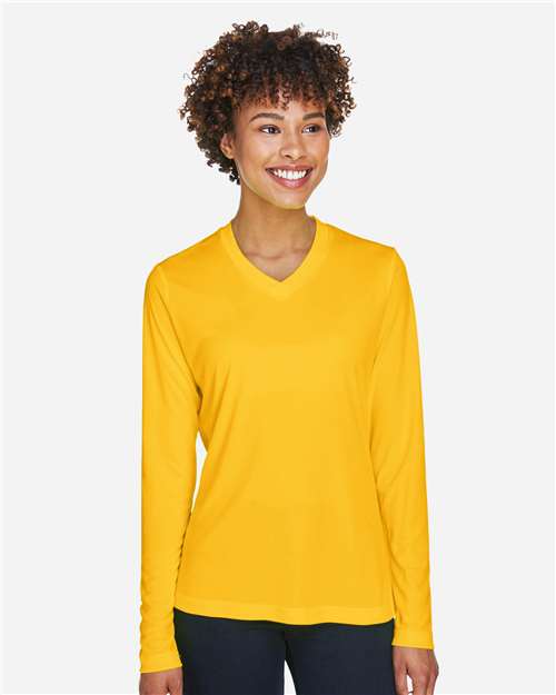 Women's Zone Performance Long Sleeve T-Shirt - Sport Athletic Gold