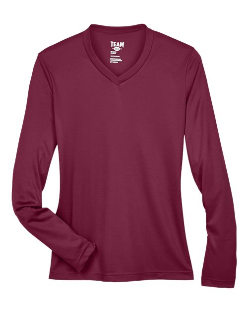 Women's Zone Performance Long Sleeve T-Shirt - Sport Maroon
