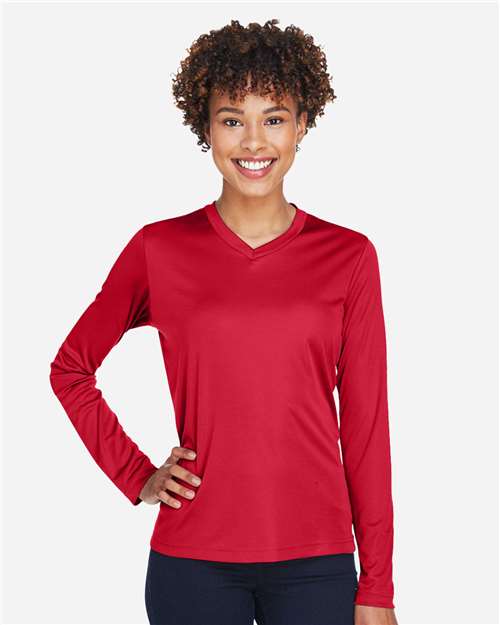 Women's Zone Performance Long Sleeve T-Shirt - Sport Red