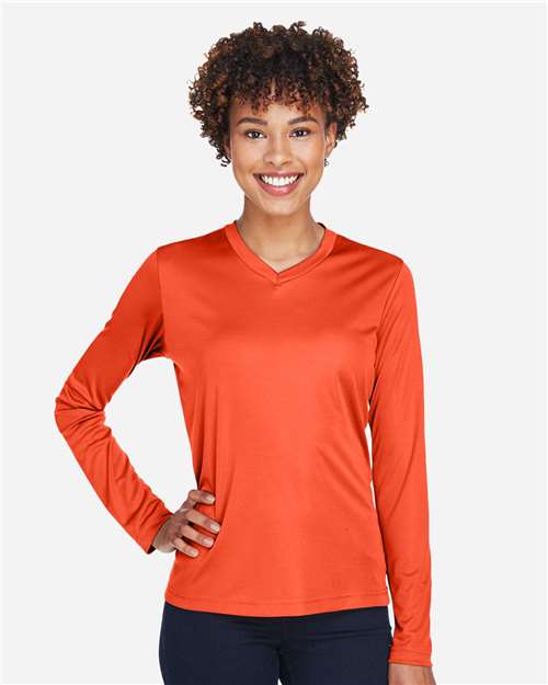 Women's Zone Performance Long Sleeve T-Shirt - Sport Orange