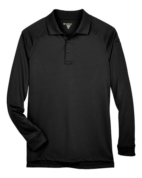 Men's Advantage Long Sleeve Tactical Polo - Black