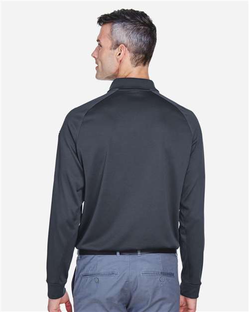 Men's Advantage Long Sleeve Tactical Polo - Dark Charcoal