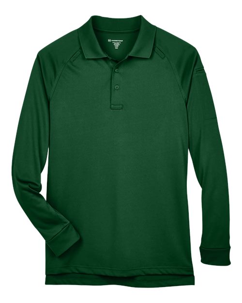 Men's Advantage Long Sleeve Tactical Polo - Dark Green