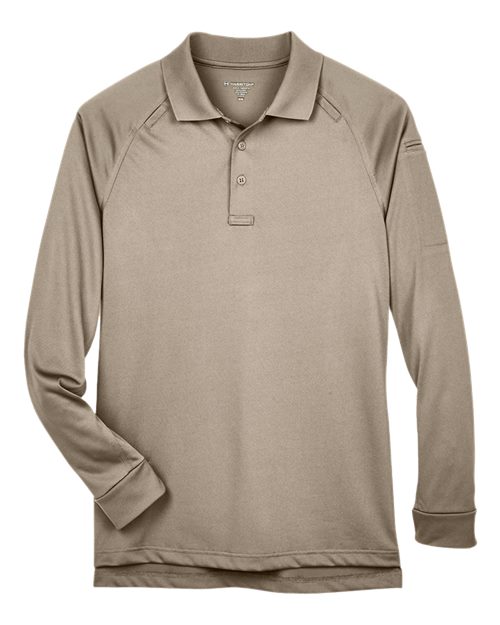 Men's Advantage Long Sleeve Tactical Polo - Desert Khaki